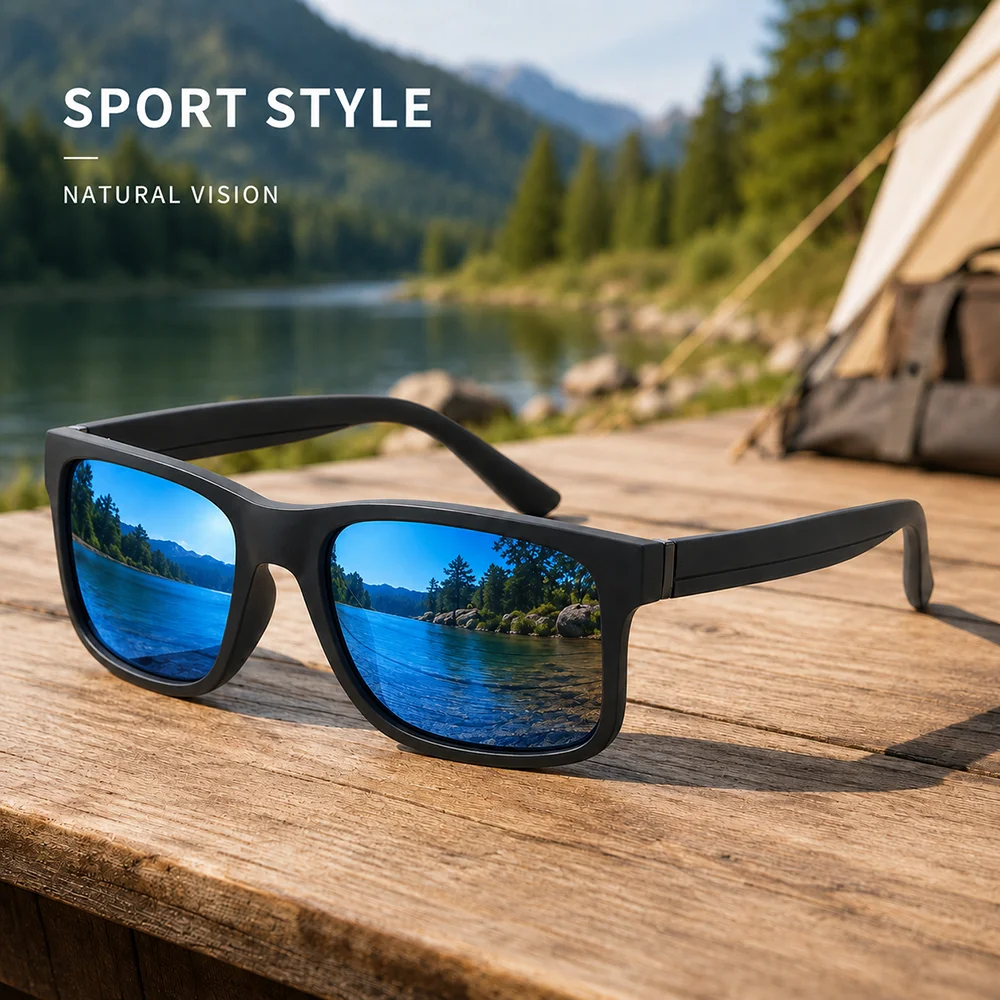 Nouvelles lunettes de soleil p - Fishing Sunglasses Polarized avis et prix