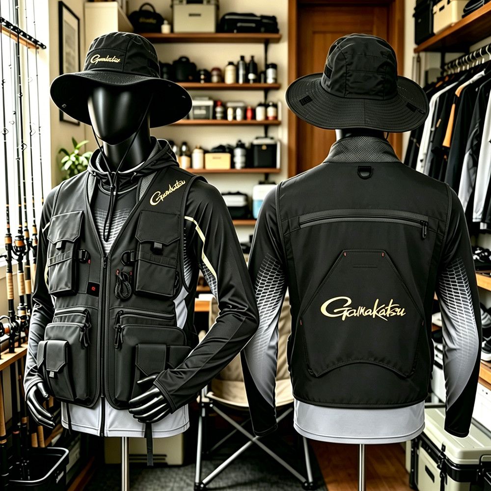 Gamakatsu Gilet de pêche multi - Fishing Rain Suit avis et prix