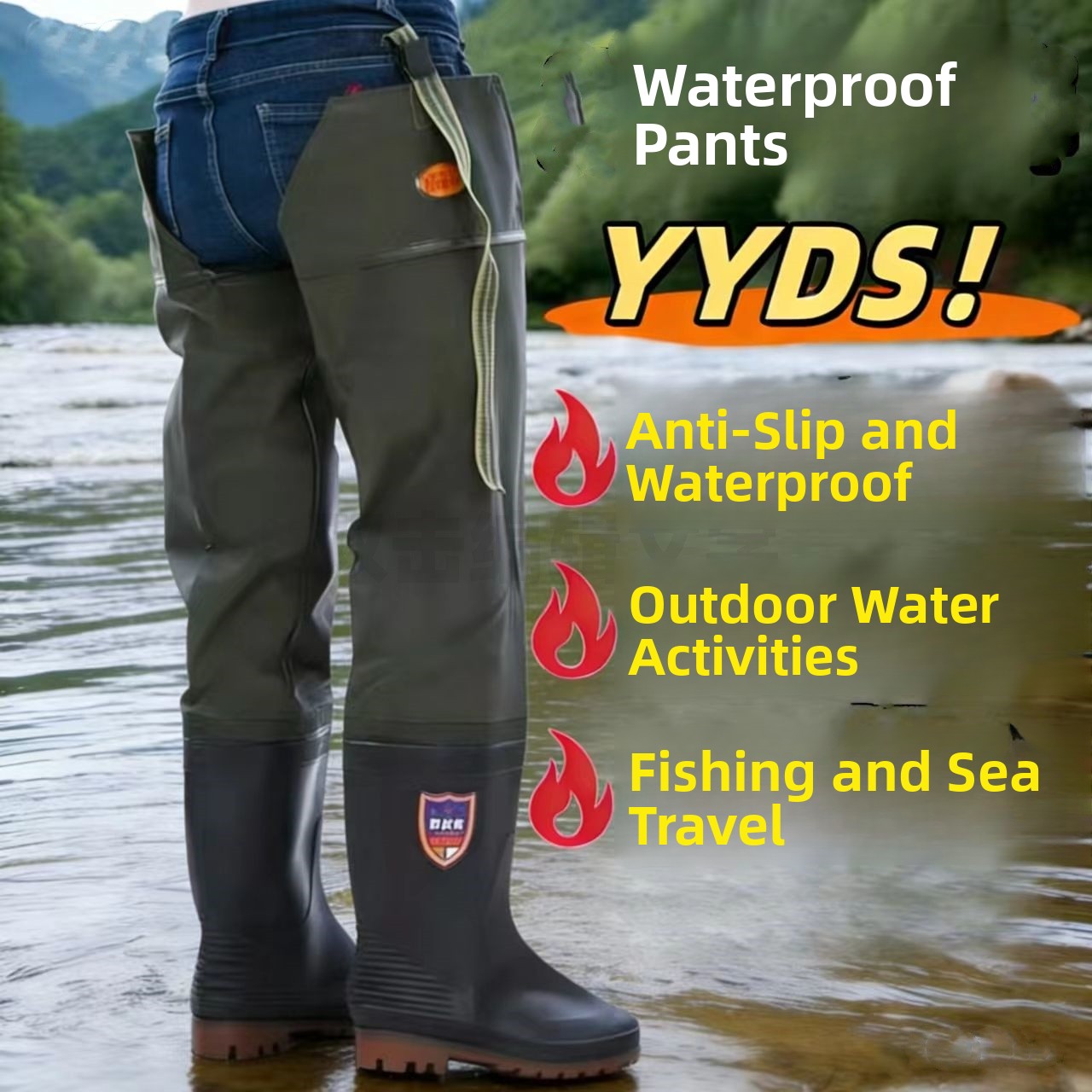 Bottes de pluie épaisses monta - Fishing Rain Suit avis et prix