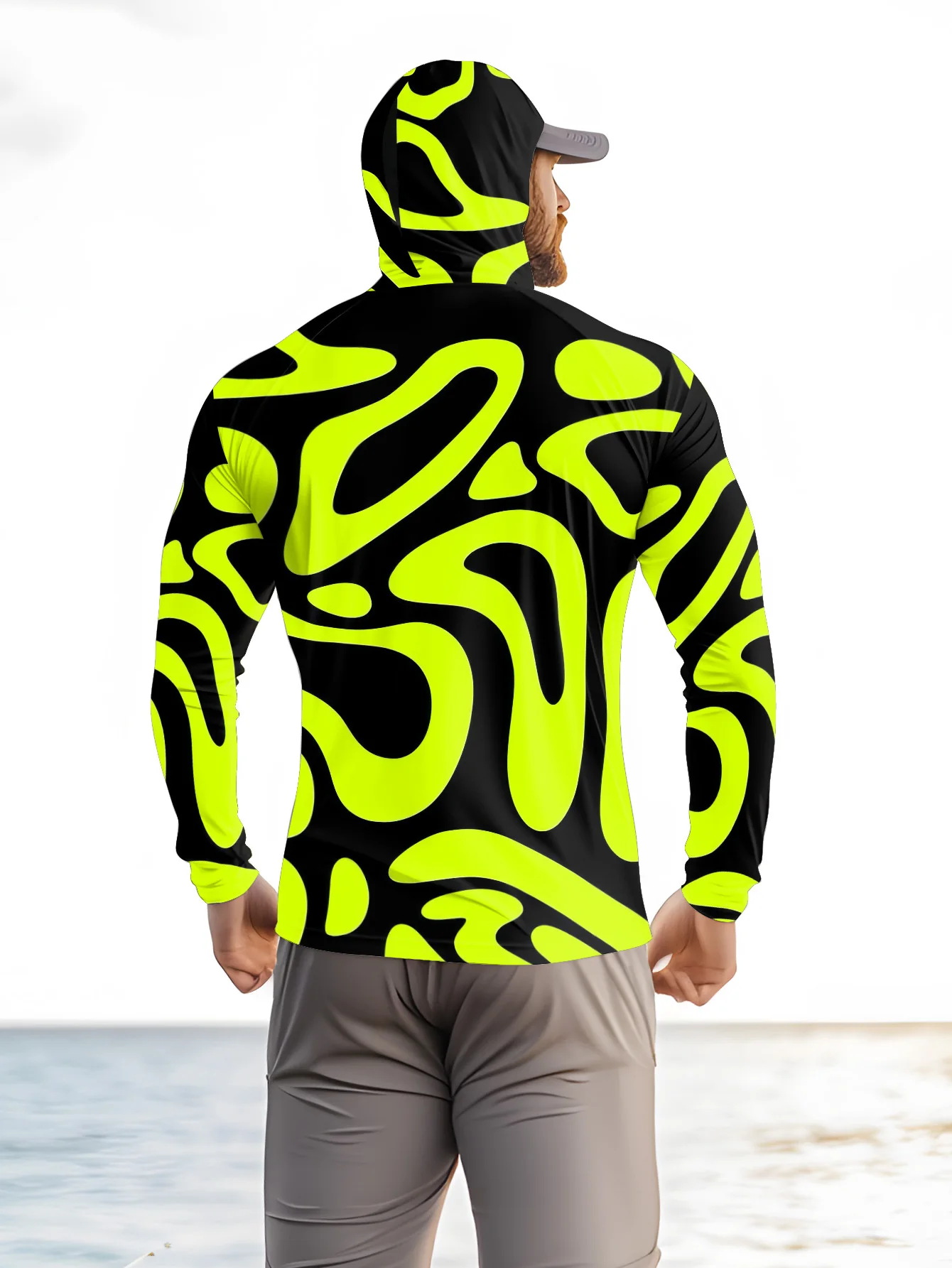 T-shirt de pêche à capuche pou - Fishing Shirt Uv Protection avis et prix