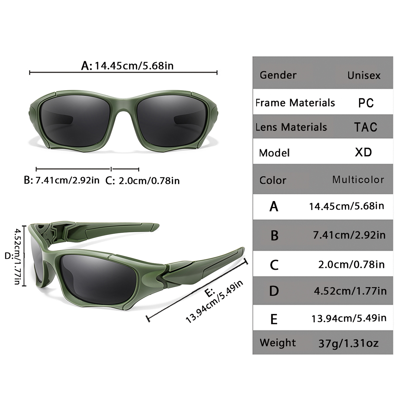 Lunettes de soleil polarisées  - Fishing Sunglasses Polarized avis et prix